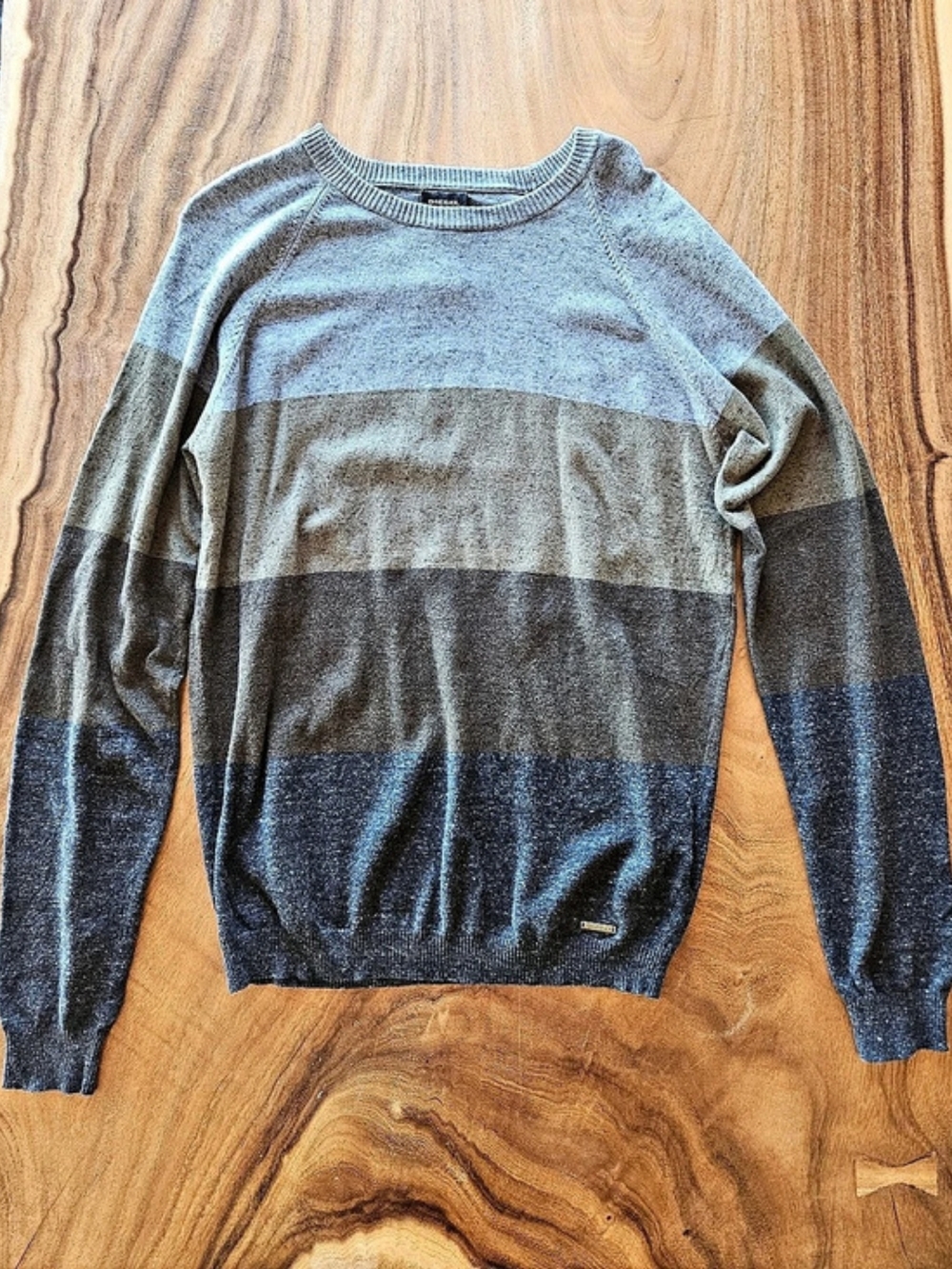 Diesel Men's Color Block Sweater Size Medium